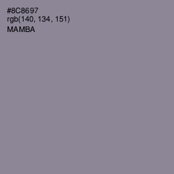 #8C8697 - Mamba Color Image