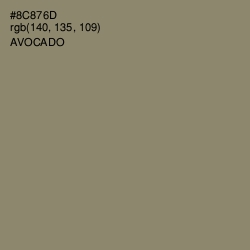 #8C876D - Avocado Color Image