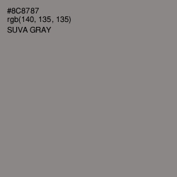 #8C8787 - Suva Gray Color Image