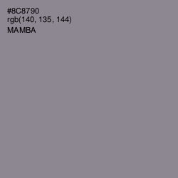 #8C8790 - Mamba Color Image
