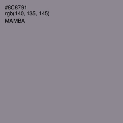#8C8791 - Mamba Color Image
