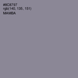 #8C8797 - Mamba Color Image