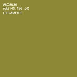 #8C8836 - Sycamore Color Image