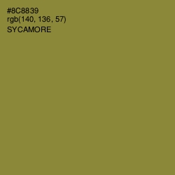 #8C8839 - Sycamore Color Image