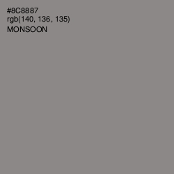 #8C8887 - Monsoon Color Image