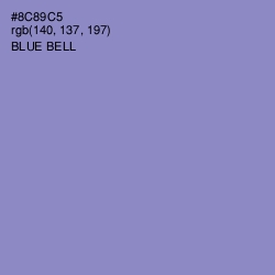 #8C89C5 - Blue Bell Color Image