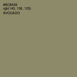 #8C8A69 - Avocado Color Image