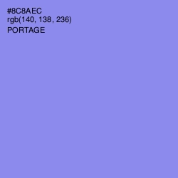 #8C8AEC - Portage Color Image