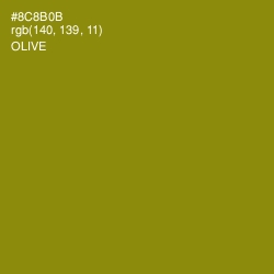 #8C8B0B - Olive Color Image