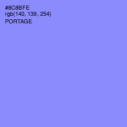 #8C8BFE - Portage Color Image