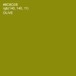 #8C8C0B - Olive Color Image