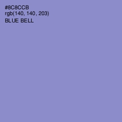 #8C8CCB - Blue Bell Color Image