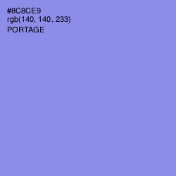 #8C8CE9 - Portage Color Image