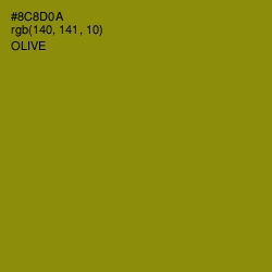 #8C8D0A - Olive Color Image