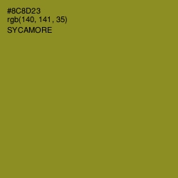 #8C8D23 - Sycamore Color Image