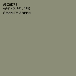 #8C8D76 - Granite Green Color Image