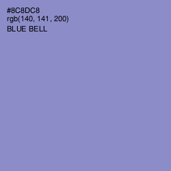 #8C8DC8 - Blue Bell Color Image