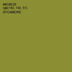 #8C8E33 - Sycamore Color Image