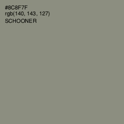 #8C8F7F - Schooner Color Image