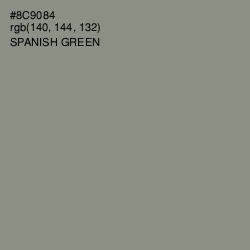 #8C9084 - Spanish Green Color Image