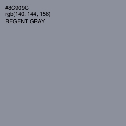 #8C909C - Regent Gray Color Image