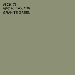 #8C9176 - Granite Green Color Image