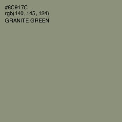 #8C917C - Granite Green Color Image