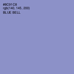 #8C91C8 - Blue Bell Color Image