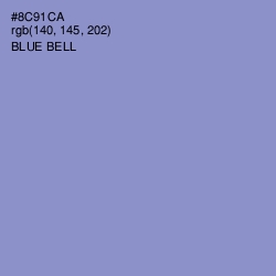 #8C91CA - Blue Bell Color Image
