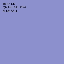 #8C91CD - Blue Bell Color Image