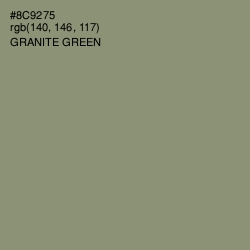 #8C9275 - Granite Green Color Image