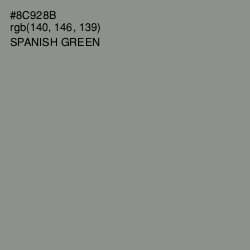 #8C928B - Spanish Green Color Image