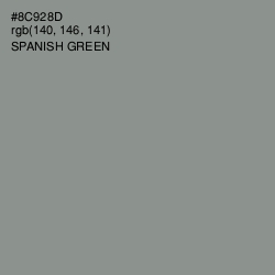#8C928D - Spanish Green Color Image