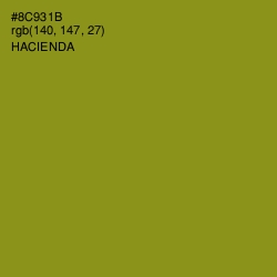 #8C931B - Hacienda Color Image