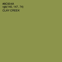 #8C934A - Clay Creek Color Image
