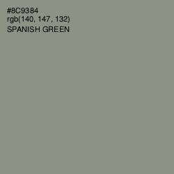 #8C9384 - Spanish Green Color Image