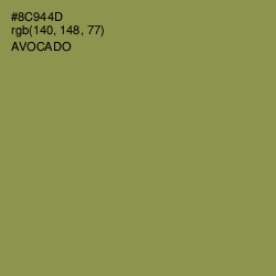 #8C944D - Avocado Color Image