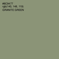 #8C9477 - Granite Green Color Image