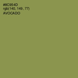 #8C954D - Avocado Color Image