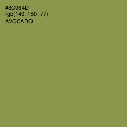 #8C964D - Avocado Color Image