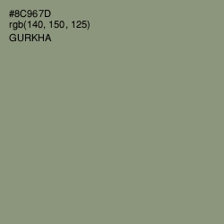 #8C967D - Gurkha Color Image