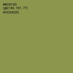 #8C974D - Avocado Color Image