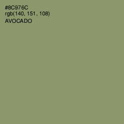 #8C976C - Avocado Color Image