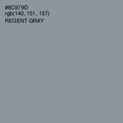 #8C979D - Regent Gray Color Image