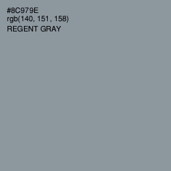 #8C979E - Regent Gray Color Image