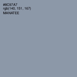 #8C97A7 - Manatee Color Image