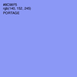 #8C98F5 - Portage Color Image