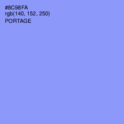 #8C98FA - Portage Color Image