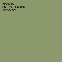 #8C996C - Avocado Color Image