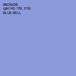 #8C99DB - Blue Bell Color Image